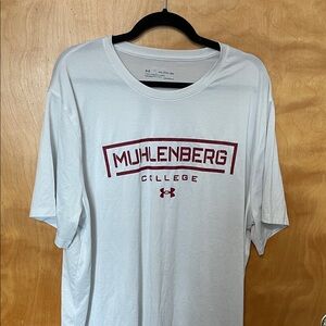 Under Armour Men's Light Gray Muhlenberg College Tee